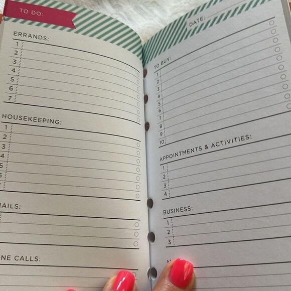 Recollections Journal Books To Do and Menu Planning - Picture 5 of 7